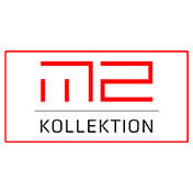 Ein Logo der Firma M2 Kollektion