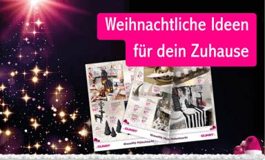 Webemotiv zum Adventsprospekt der GUNST Boutique