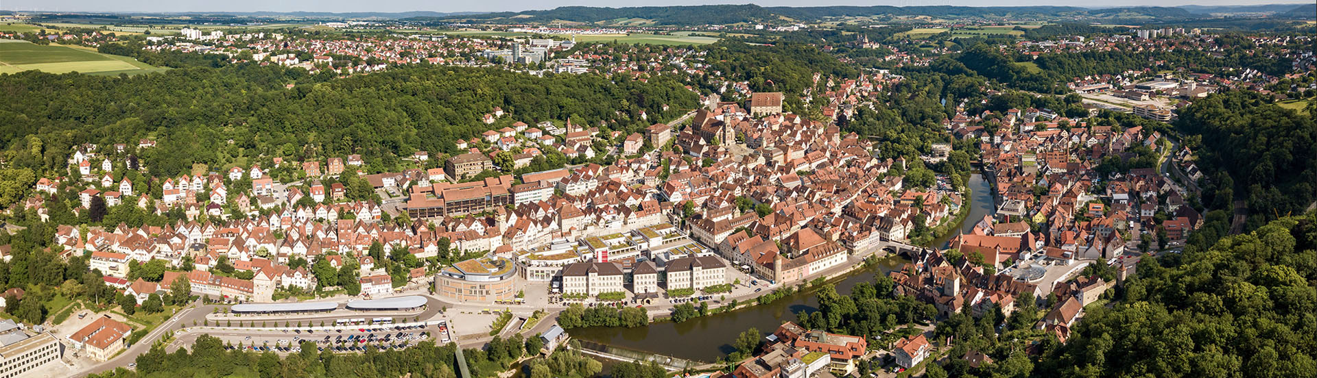 Luftbild von Schwäbisch Hall