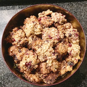 GUNST Weihnachtstraditionen - Eine Schüssel voll Schwedischer Haferplätzchen.